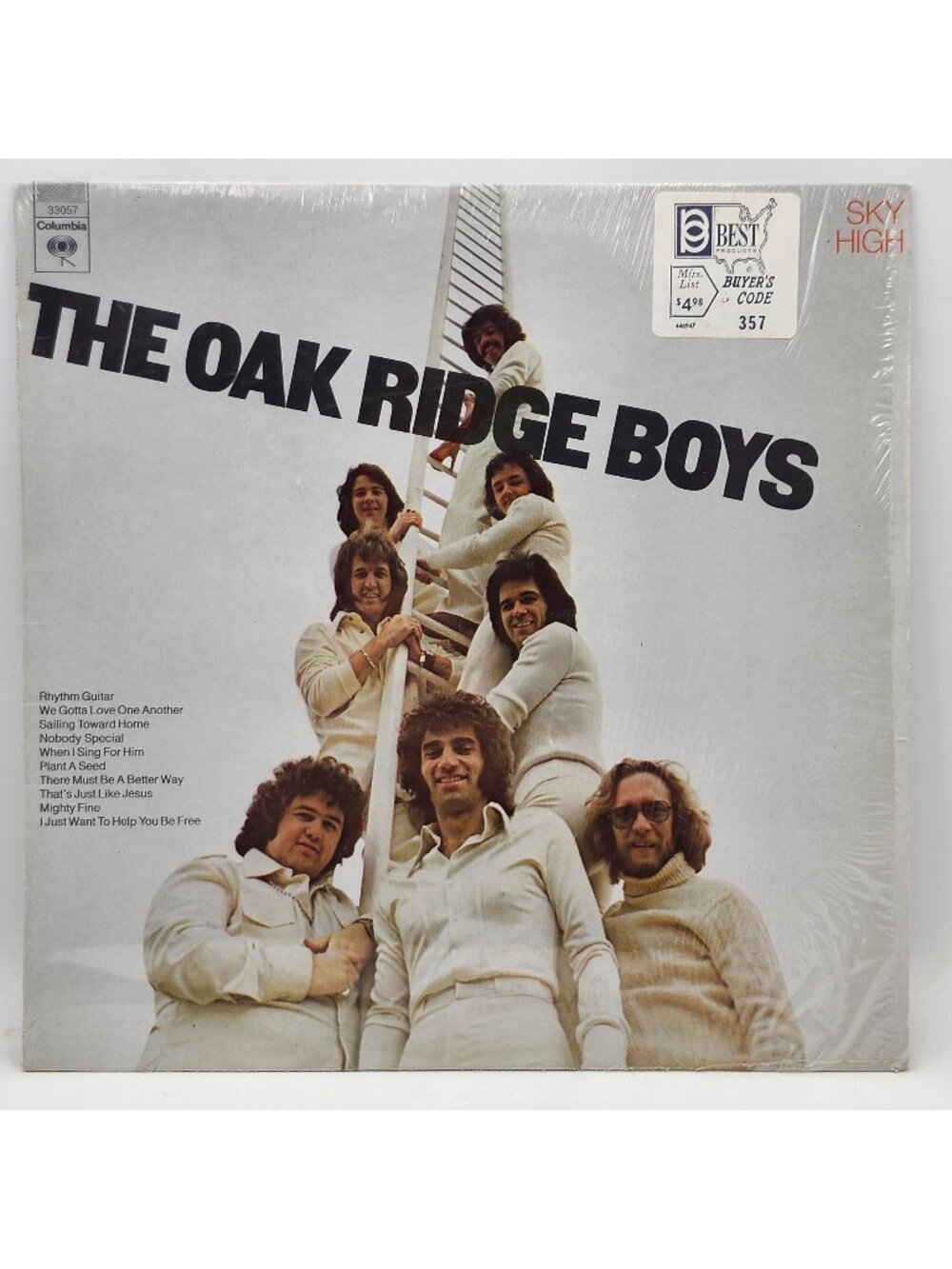 The Oak Ridge Boys Sky High Vinyl Record LP 33RPM 1975 Columbia C 33057